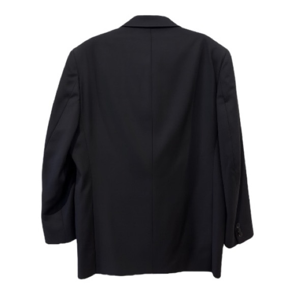 Hickey Freeman 100% Worsted Wool Navy Blazer Sport Coat 48L Made in USA EUC - Picture 2 of 8